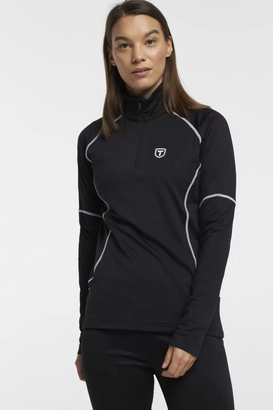 Discount Tenson Baselayer Half Zip Black