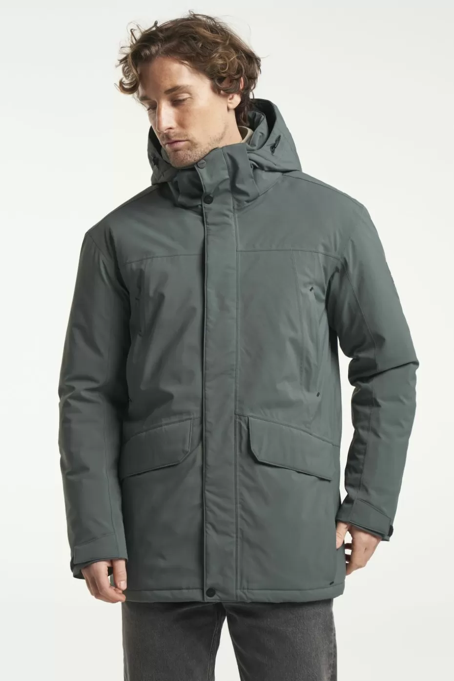 Clearance Tenson Chris Jacket CoalGreenShell