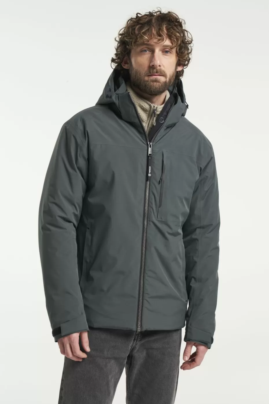 Best Sale Tenson Dave Jacket CoalGreenShell