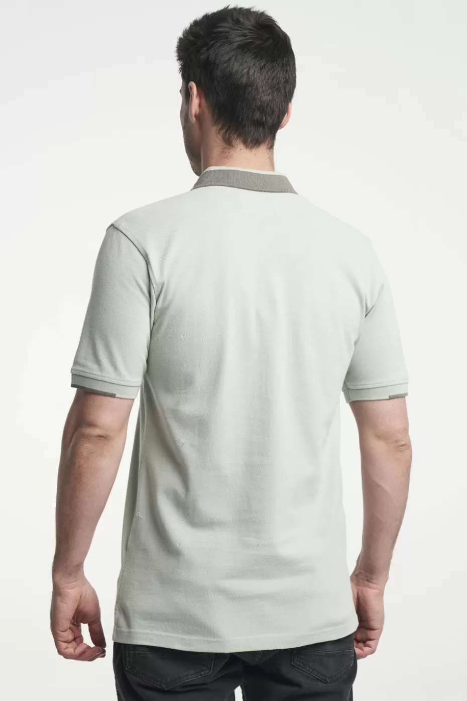 Outlet Tenson Essential Polo GreyGreen