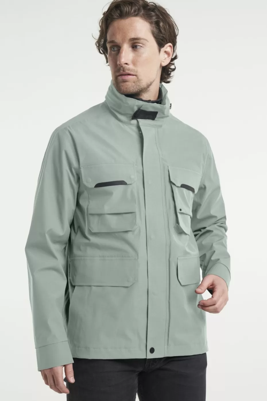 Shop Tenson Fargo Jacket GreyGreen