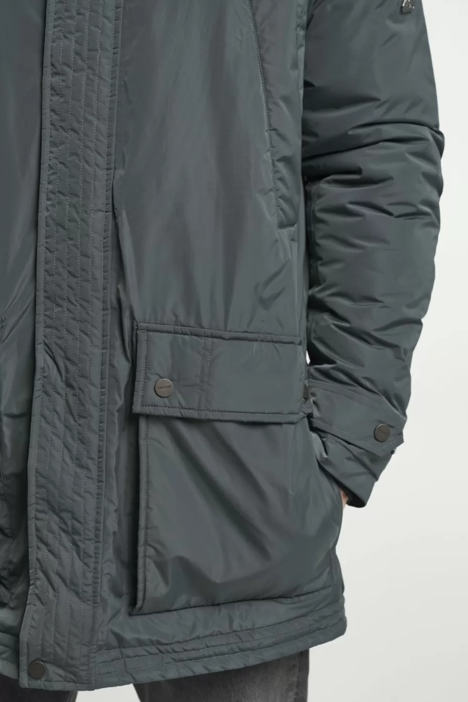 Online Tenson Himalaya 24 Parka CoalGreenShell