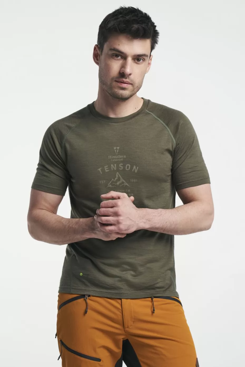 Flash Sale Tenson Himalaya Merino Tee Olive