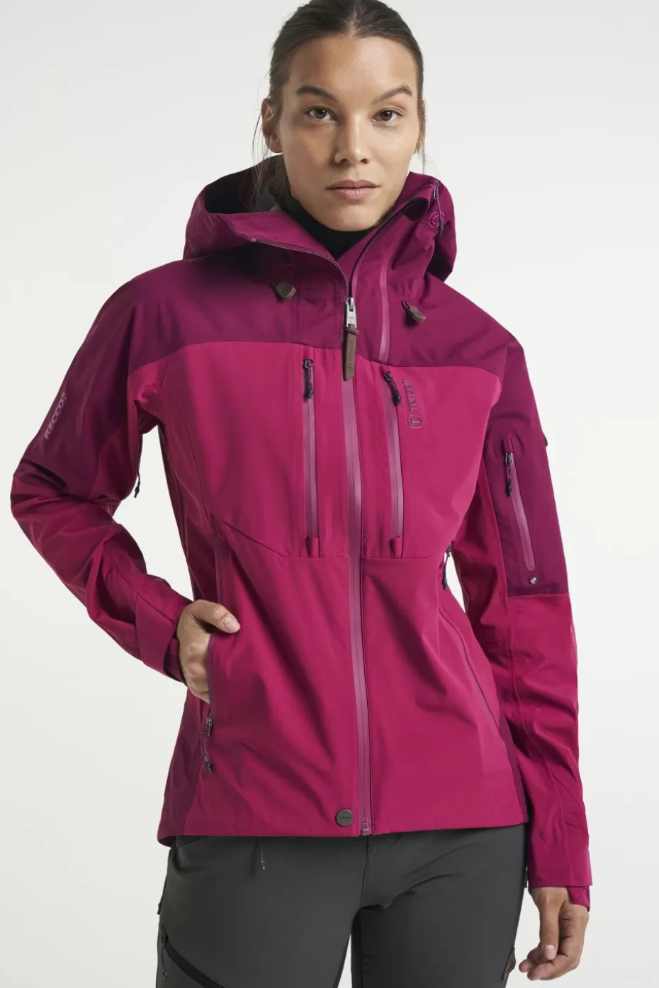 Fashion Tenson Himalaya Shell Jacket DarkFuchsia