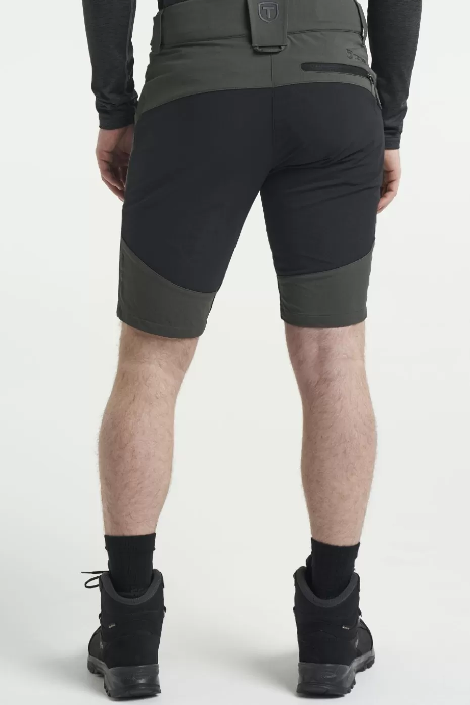 Cheap Tenson Himalaya Stretch Shorts DarkKhaki