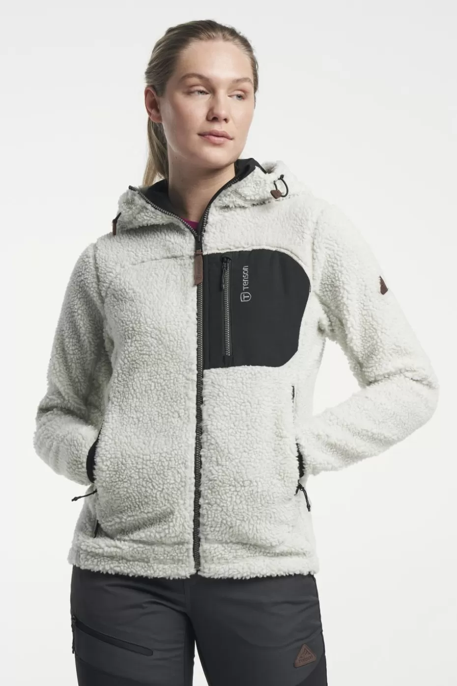 Best Sale Tenson Himalaya Teddy Fleece Hood LightGrey