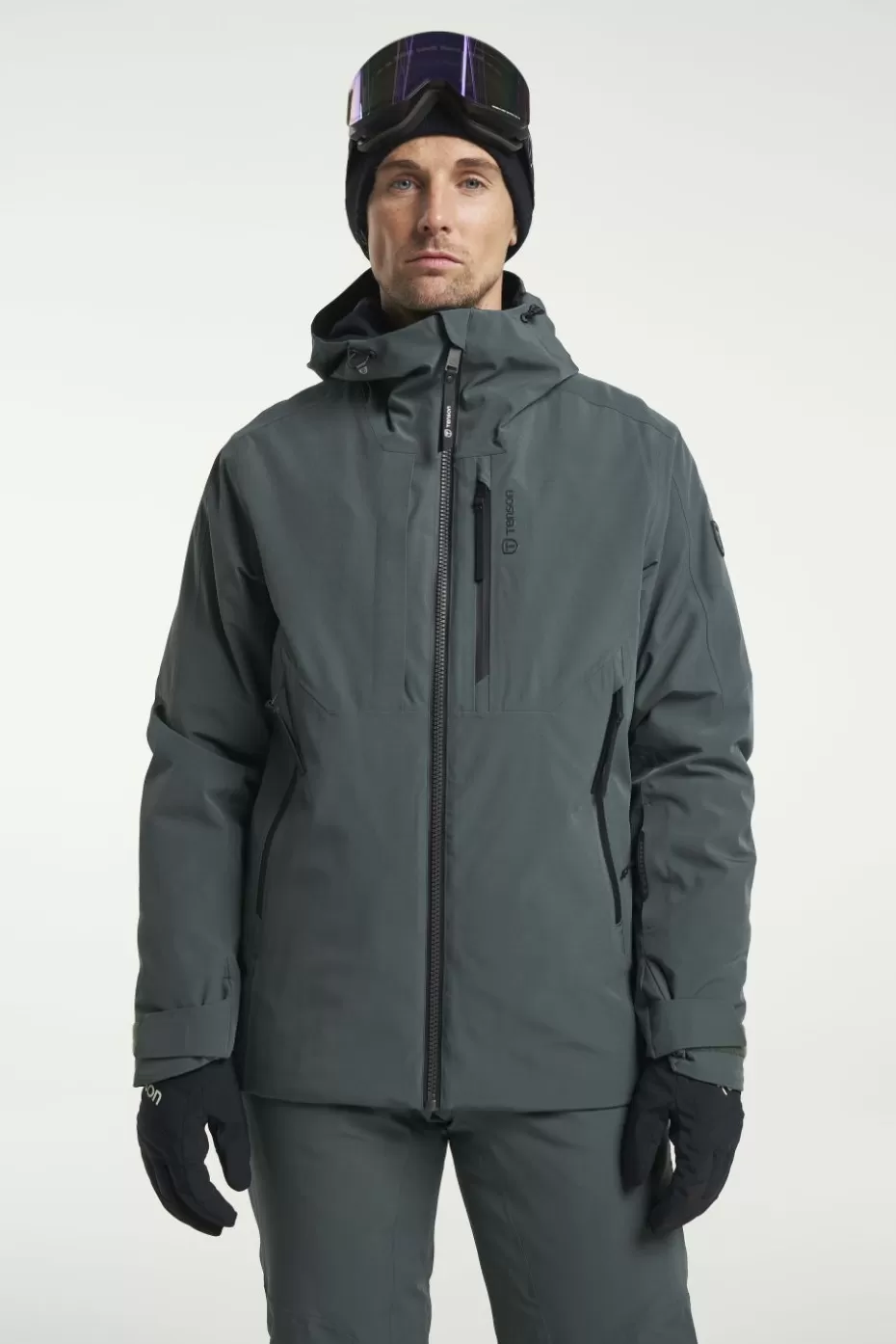 Outlet Tenson Prime Pro Ski Jacket CoalGreenShell