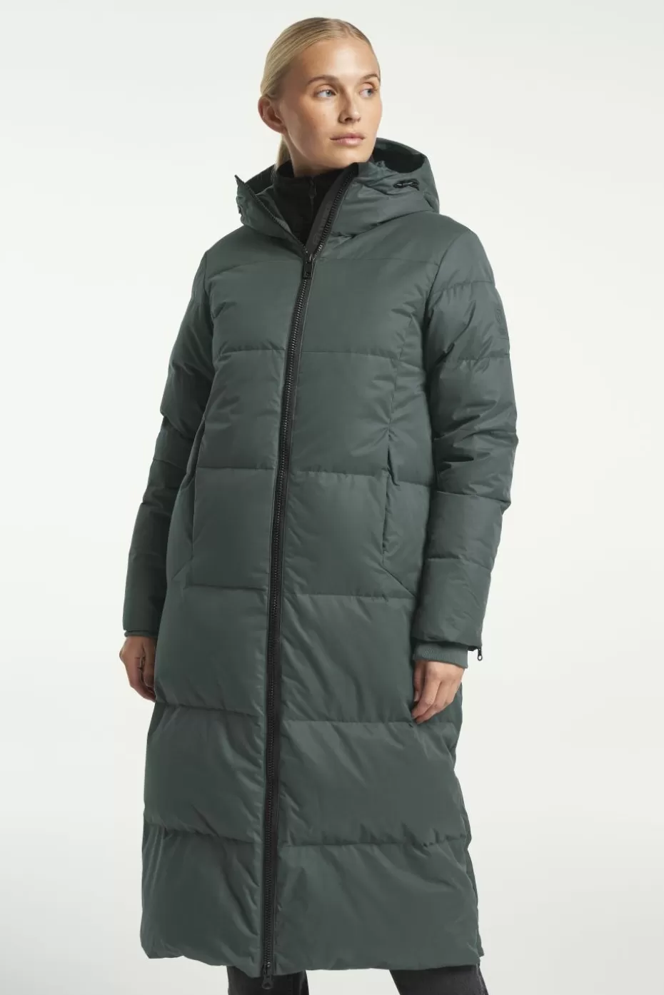 Shop Tenson Shanna Down Coat 2.0 CoalGreenShell