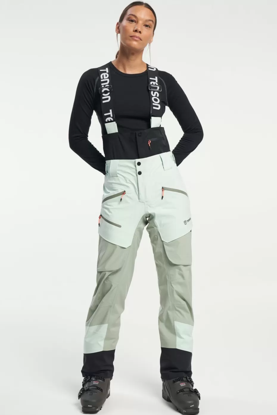 New Tenson Ski Touring Shell Pants DustyAqua