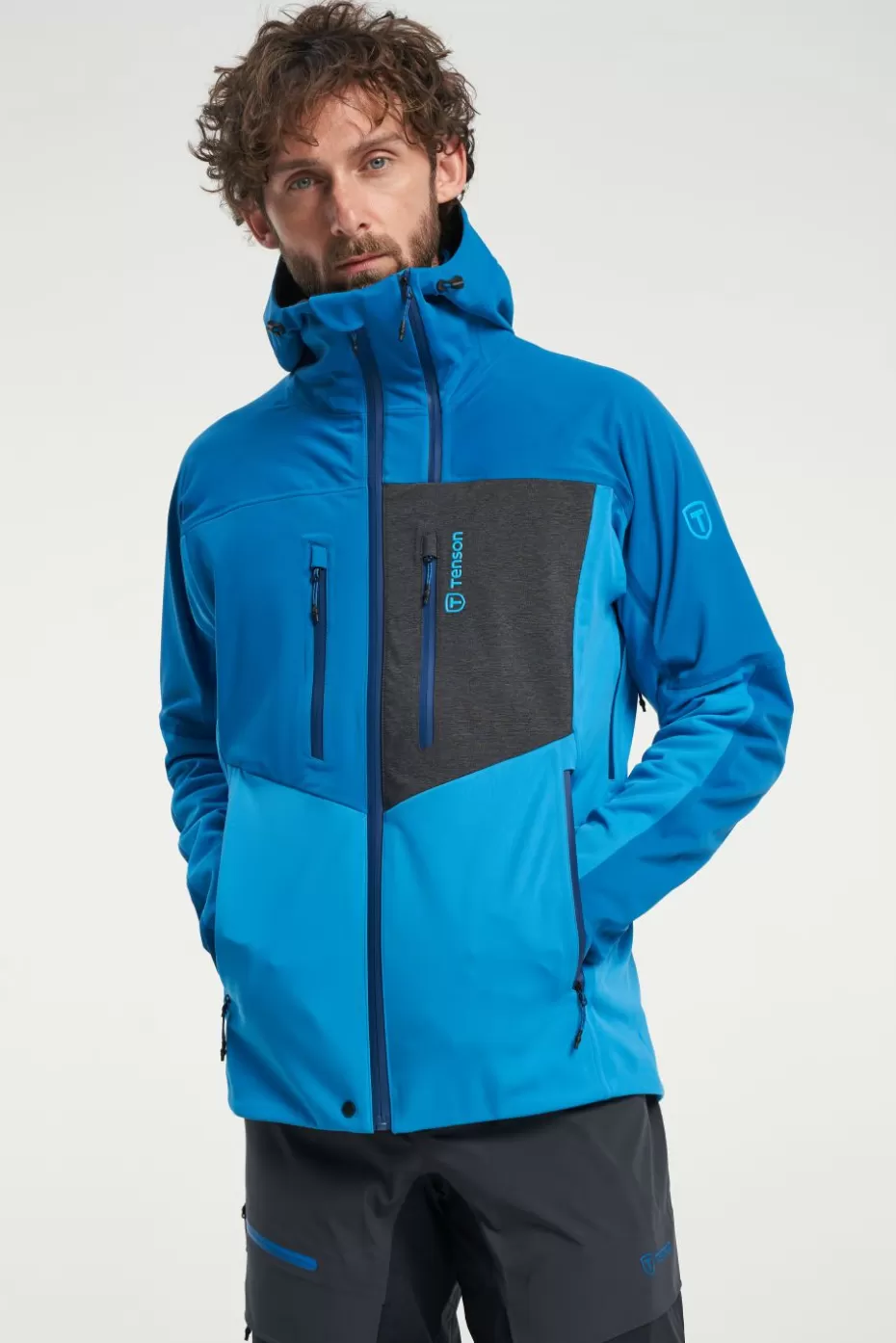 Outlet Tenson Ski Touring Softshell Jacket Atomicblue