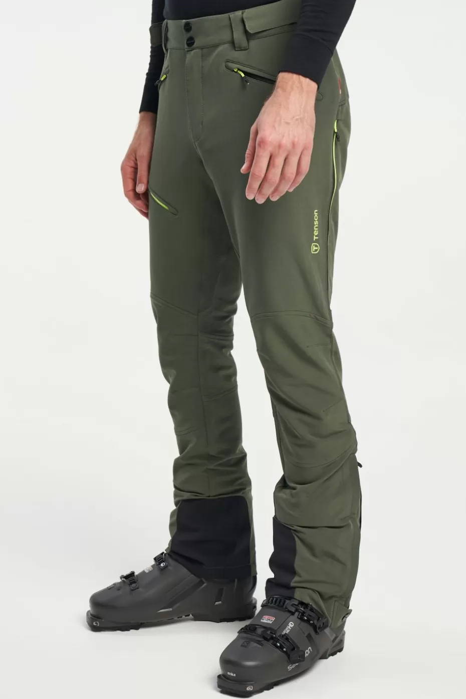 Cheap Tenson Ski Touring Softshell Pants Beetle