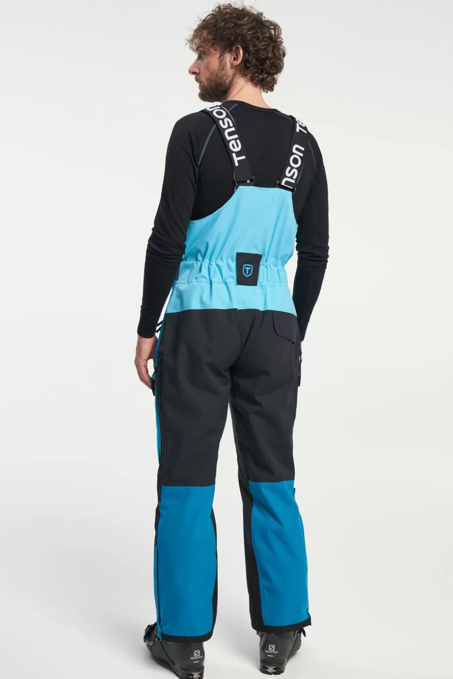 Fashion Tenson Sphere Bib Pants Turquoise