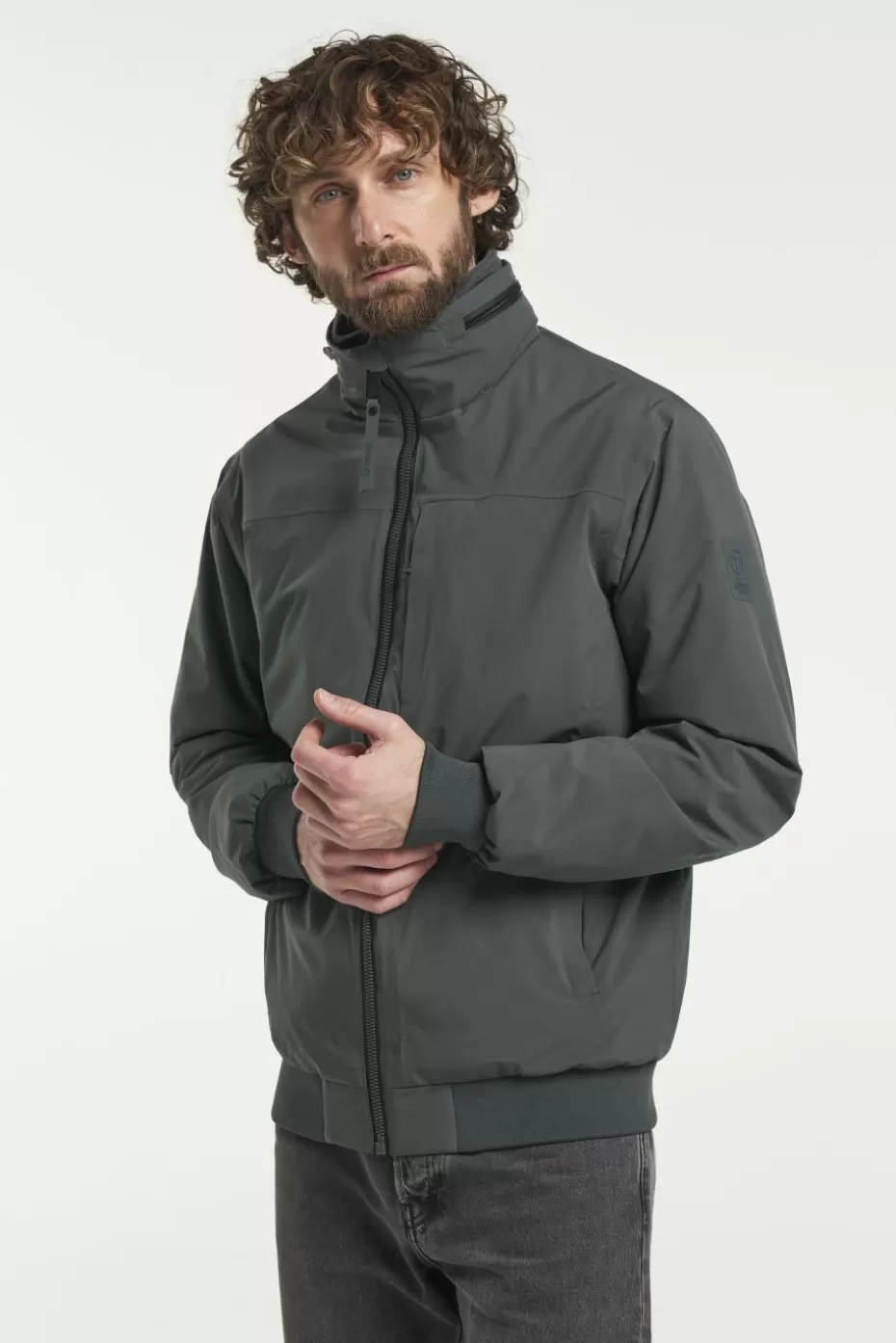 Shop Tenson Stewie Jacket CoalGreenShell