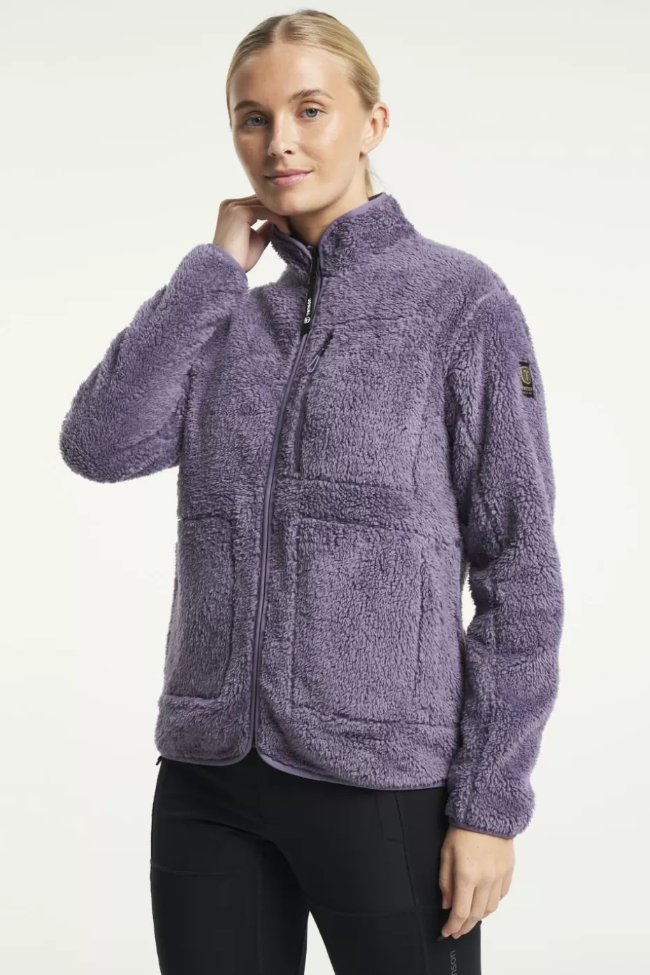 Shop Tenson Thermal Pile Zip PurpleSage