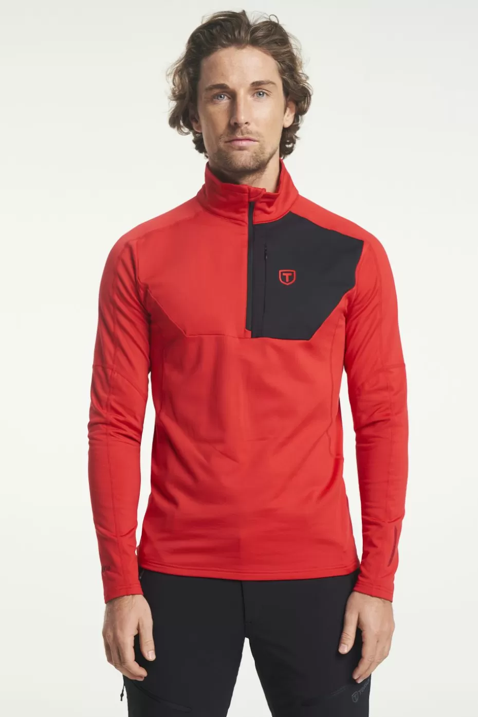 Sale Tenson TXlite Half Zip FieryRed