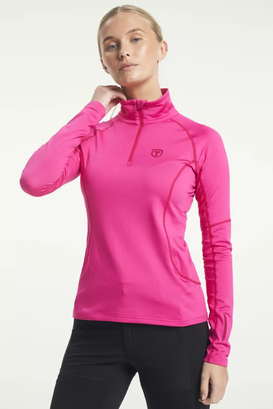 New Tenson TXlite Half Zip FuchsiaPurple