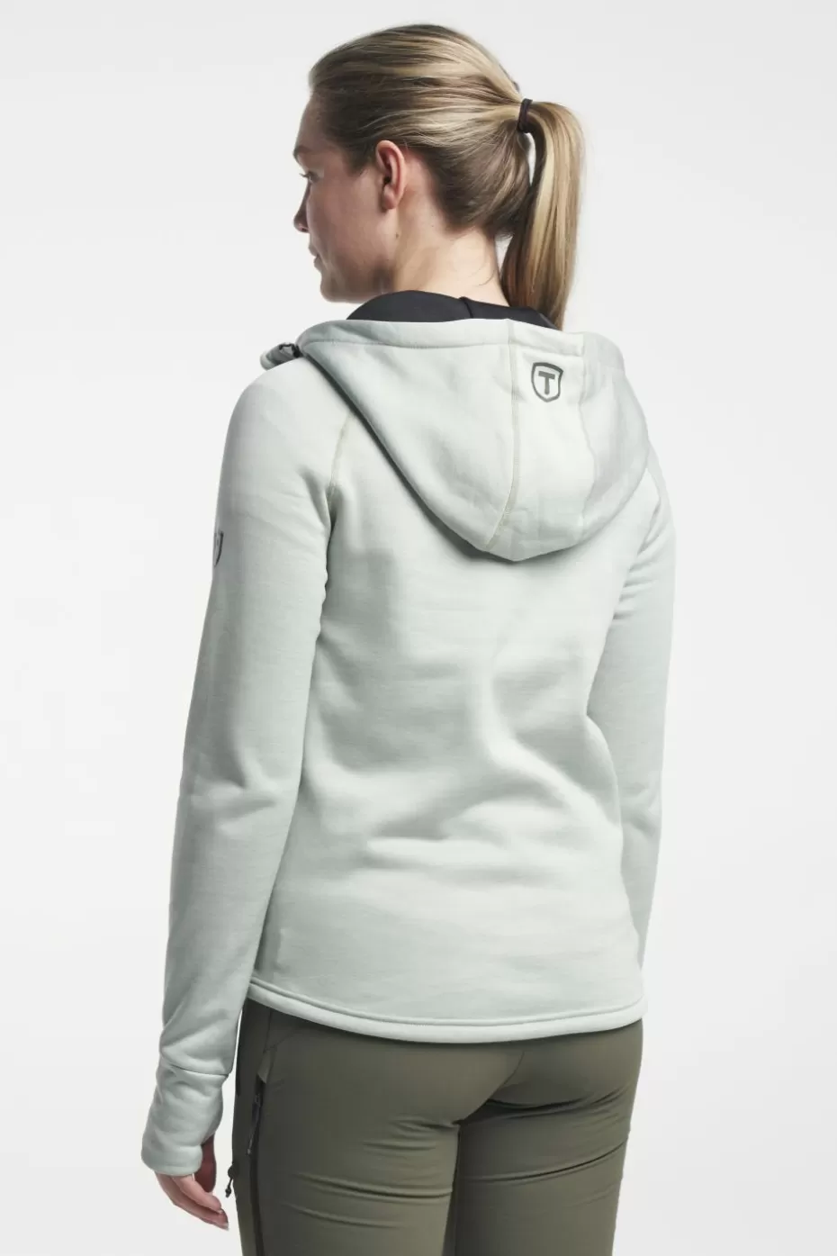 Clearance Tenson TXlite Hoodie Zip GreyGreen