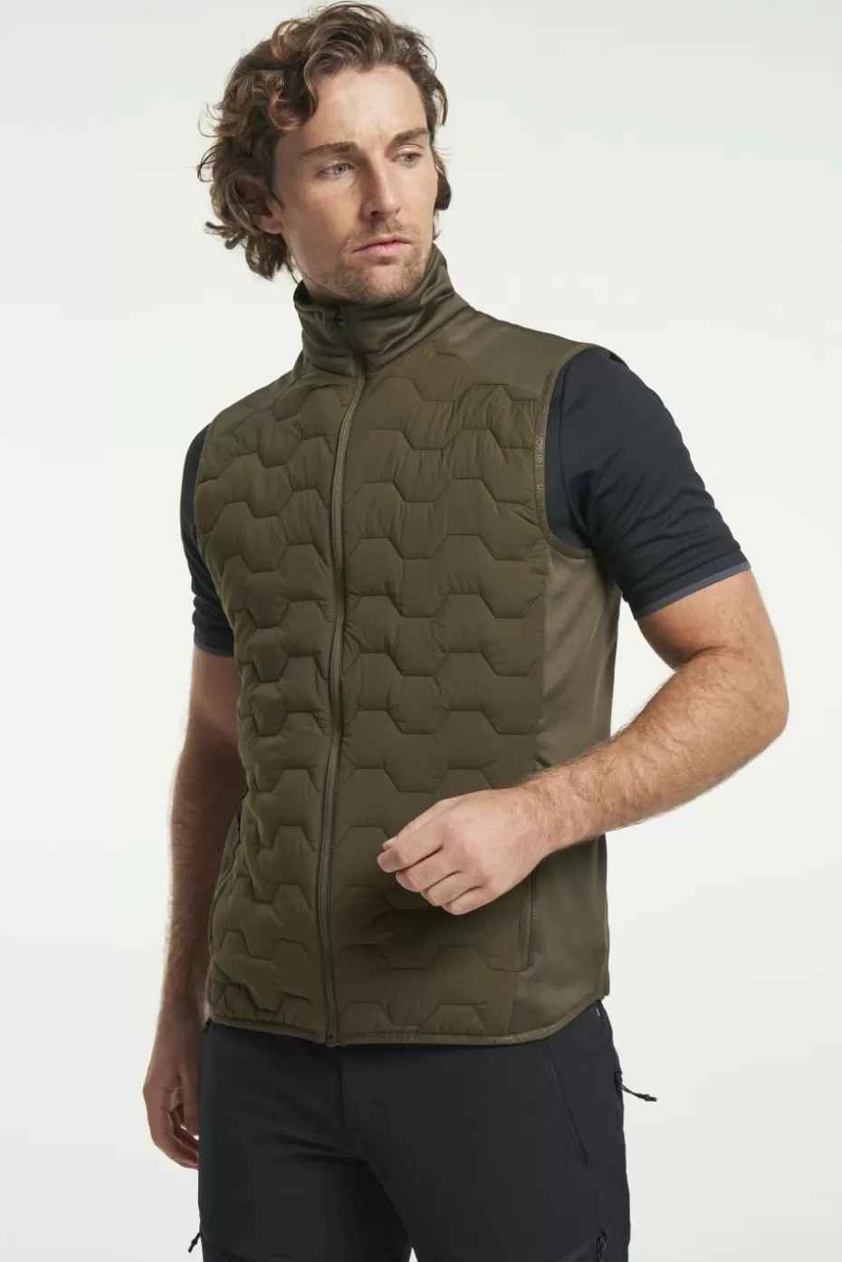 New Tenson TXlite Hybrid Vest DarkOlive