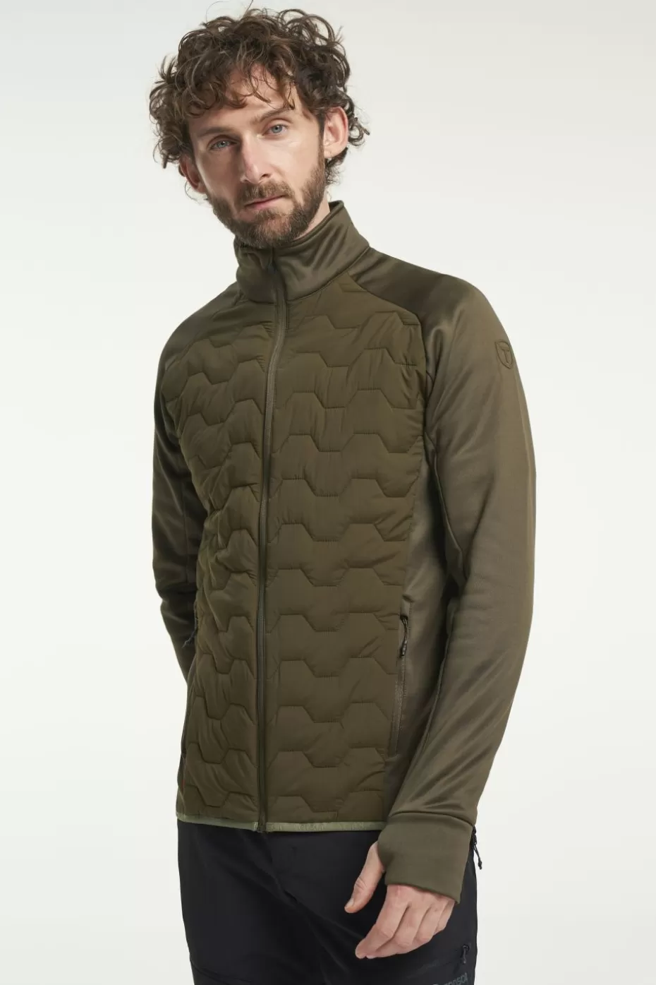 Store Tenson TXlite Hybrid Zip DarkOlive