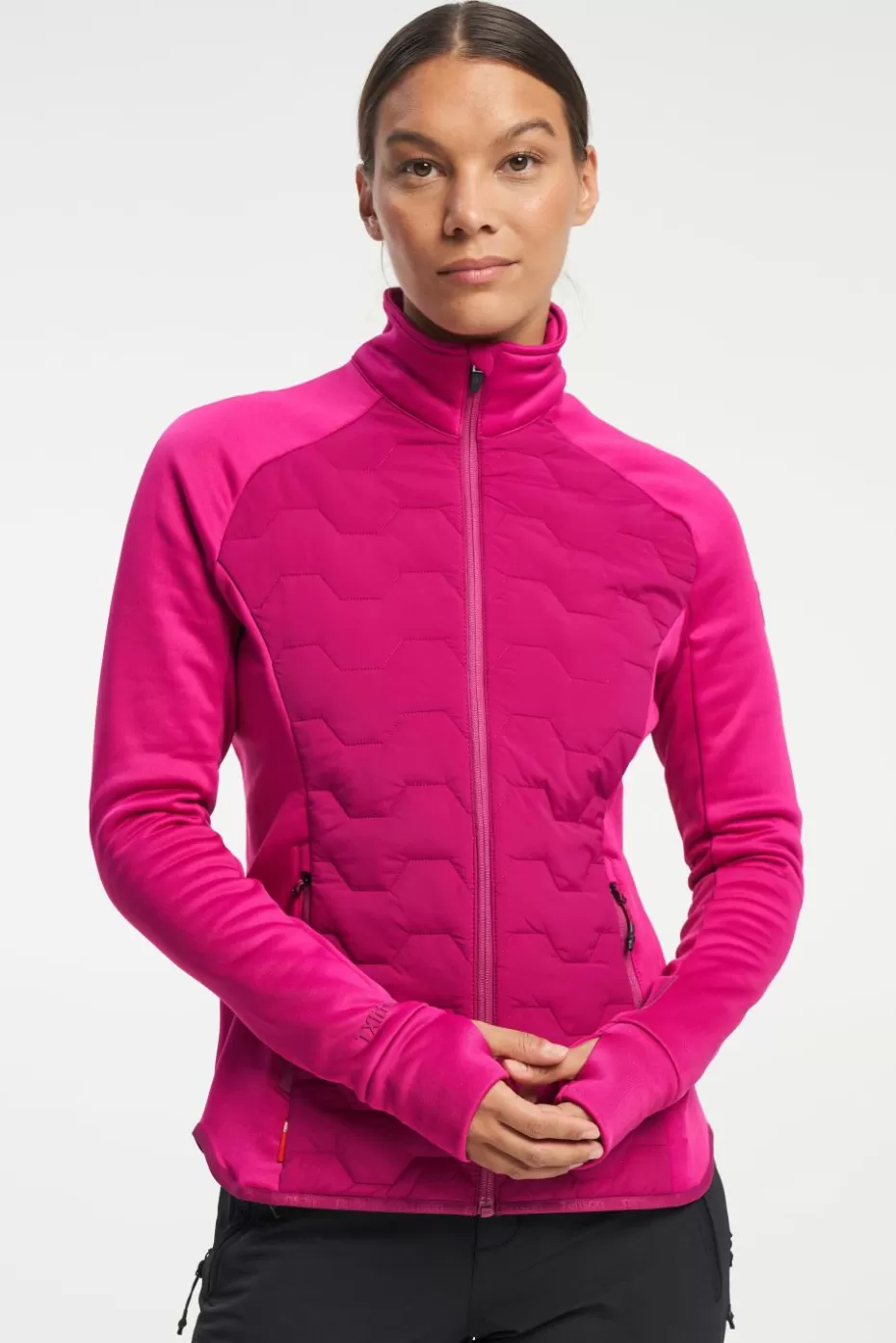 Shop Tenson TXlite Hybrid Zip Fuchsia