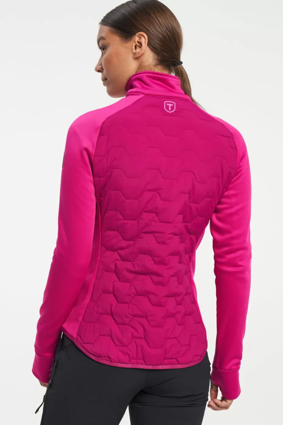 Shop Tenson TXlite Hybrid Zip Fuchsia