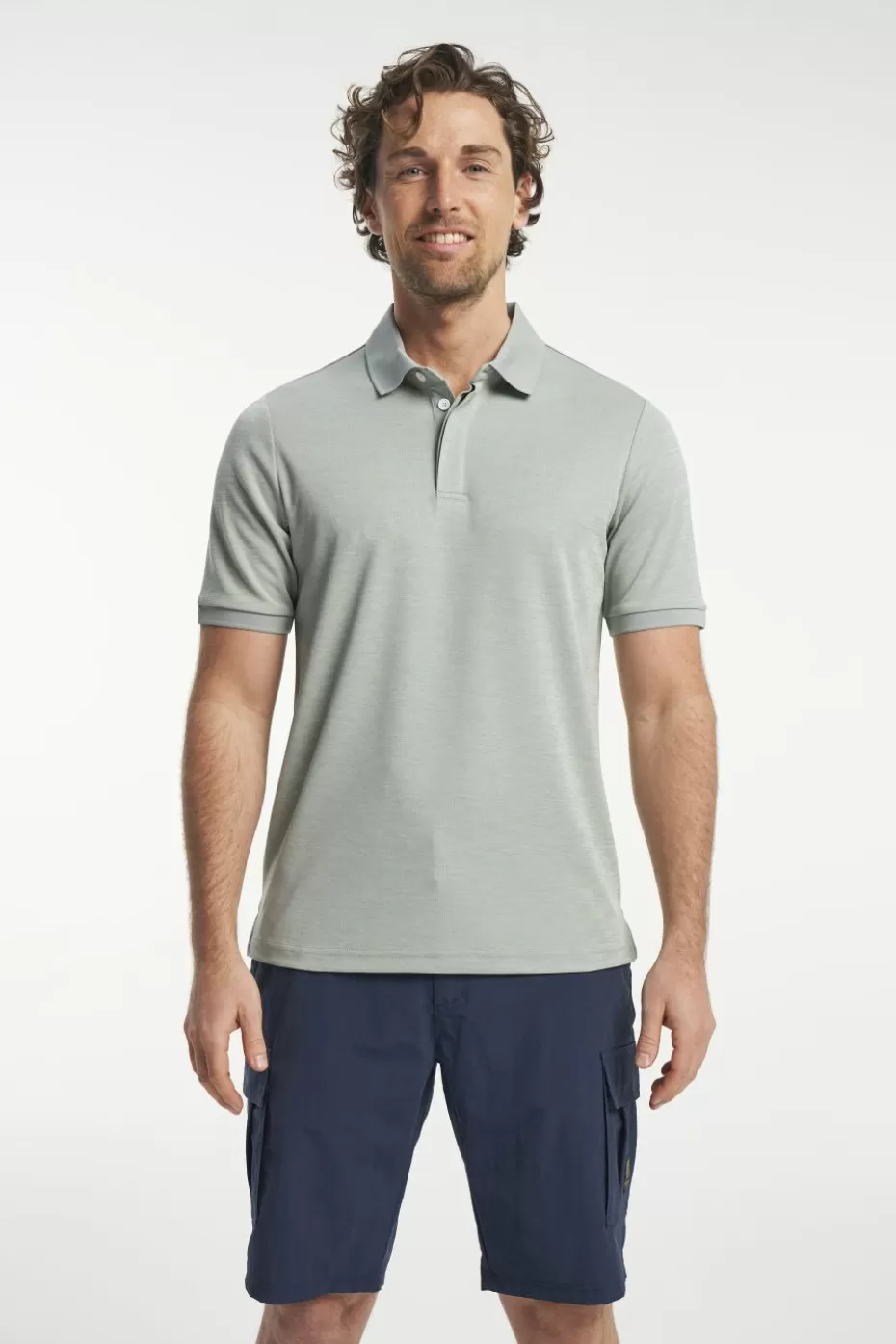 Cheap Tenson TXlite Melange Polo Slategrey