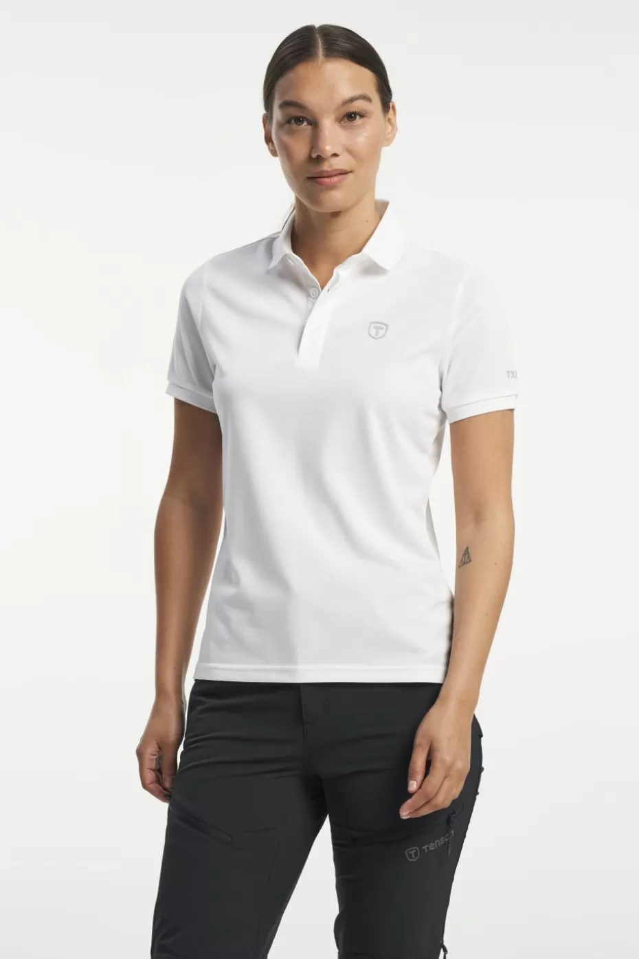 Sale Tenson TXlite Melange Polo BrightWhite