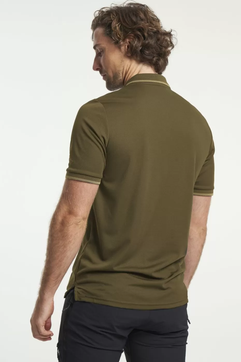 Shop Tenson TXlite Q-Dry Polo DarkOlive