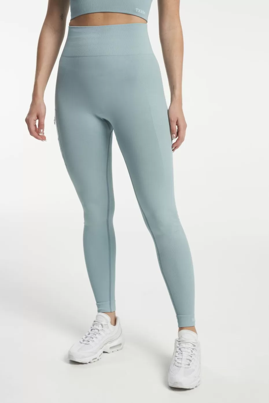 New Tenson TXlite Seamless Tights StoneBlue