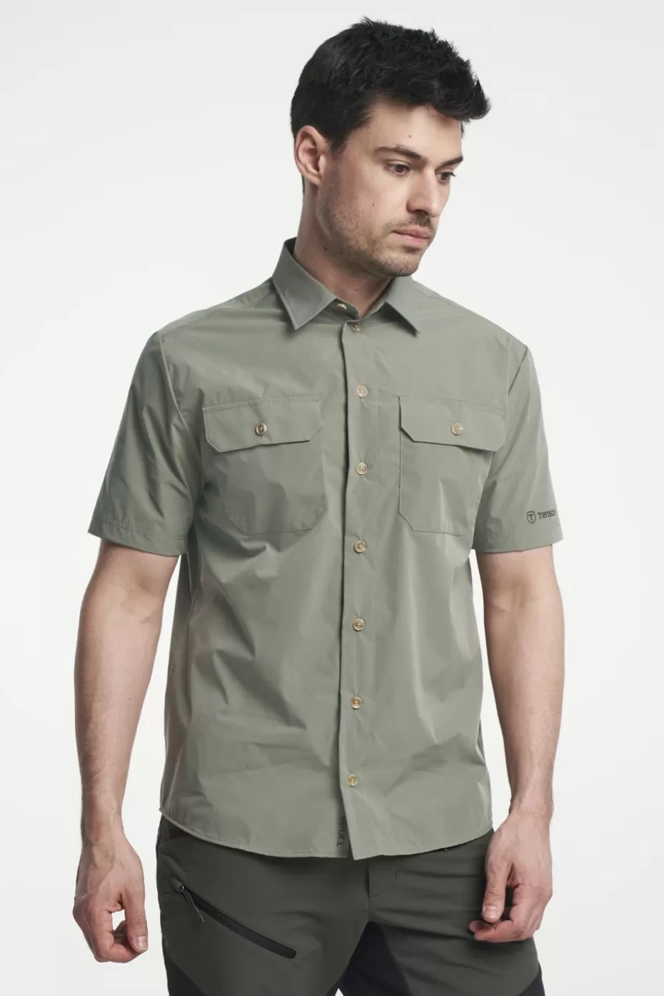 Best Sale Tenson TXlite Shirt Short GreyGreen