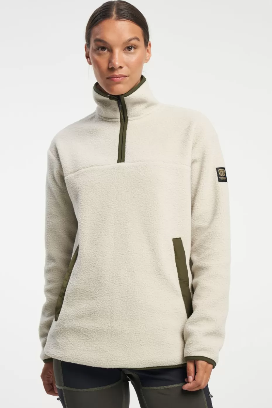 Outlet Tenson Yoke Half Zip Overcast