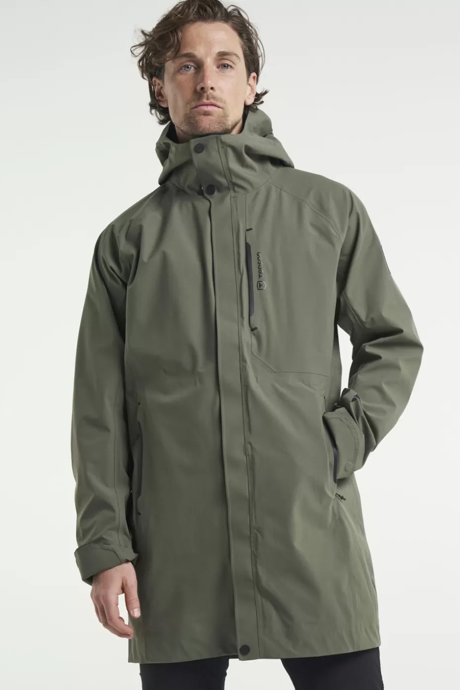 Hot Tenson Yukon Shell Parka DarkKhaki